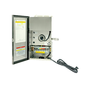 t-lt600-stainless-steel-landscape-lighting-transformer-front - Available at Electrical Marketplace