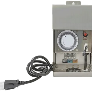 t-lt75-stainless-steel-landscape-lighting-transformer-front - Available at Electrical Marketplace