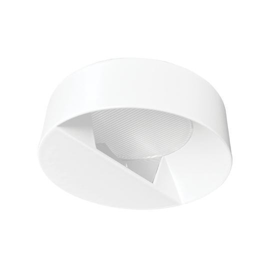 3 Inch Regressed Push N'Lock Trimless Wall Washer Trim | White | Luxrite LR25448