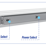 Commercial 2x4 LED panel light 5500 lumens selectable wattage