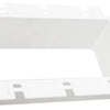 PLS-CE103 3-gang PVC ceiling electrical box extender in white