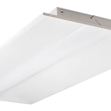 Neptune 2x4 center basket LED troffer with frosted diffuser for commercial lighting