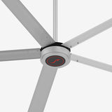 Large commercial ceiling fan with adjustable speed, IPX5 rated for indoor and outdoor use