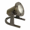 5W LED underwater light, 12V AC/DC, 3000K warm white, 400 lumens, MR16 lamp included, brass and stainless steel housing, tempered glass lens, 36° beam angle, IP67 submersible, suitable for wet locations