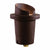 3-7/8 inch LED well light, 5W, 12V AC/DC, 3000K warm white, 400 lumens, MR16 LED lamp included, diecast aluminum or solid brass housing with bronze finish, tempered glass lens, 36° beam angle, IP67 waterproof, suitable for wet locations