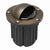 5W LED well light with directional MR16 lamp, 12V AC/DC, 3000K warm white, 400 lumens, solid brass cover with antique bronze finish, fiberglass housing, flat tempered glass lens, 36° beam angle, IP67 waterproof, suitable for wet locations