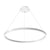 SRC Round Linear LED Chandelier with Up/Down Lighting – Multi-Watt, Multi-CCT, Sandy Black or White Finish