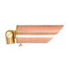Low voltage 12V outdoor spotlight with natural copper finish and included MR16 LED lamp