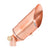 Close-up of 5W LED directional light with cast copper body and convex glass lens in 4 to 6 inch adjustable length