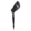 12W LED COB garden light with selectable CCT, bronze die-cast aluminum housing, IP65 waterproof rating, ground spike included, ideal for landscape lighting.