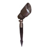 12W LED COB garden light with selectable CCT, bronze die-cast aluminum housing, IP65 waterproof rating, ground spike included, ideal for landscape lighting.