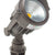 6W LED COB garden light with bronze cast aluminum housing, glass lens, and 45° beam angle for 12V landscape lighting, IP67 waterproof rated for outdoor use.