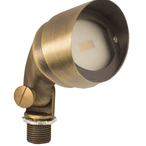 6W LED directional landscape light with antique bronze solid brass housing and COB technology