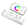 RGBW LED controller with 2.4G wireless remote for 24V lighting systems – 288W capacity