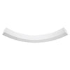 Quarter Circle 10W–25W LED Pendant Light with Multi-CCT Switch and Matte White Finish – Surface or Suspended Mount