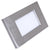 3.5W LED step light Model F, 12V AC, selectable CCT (3000K, 4000K, 5000K), 75 to 200 lumens, integrated SMD LED module, polycarbonate housing, frosted glass lens, white, oil-rubbed bronze, or brushed nickel finish, 120° beam angle, IP65 rated for wet locations