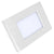 3.5W LED step light Model F, 12V AC, selectable CCT (3000K, 4000K, 5000K), 75 to 200 lumens, integrated SMD LED module, polycarbonate housing, frosted glass lens, white, oil-rubbed bronze, or brushed nickel finish, 120° beam angle, IP65 rated for wet locations