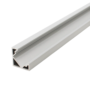 4Ft 45-Degree Aluminum LED Channel – 12x18mm Angled Profile for Directional LED Strip Lighting
