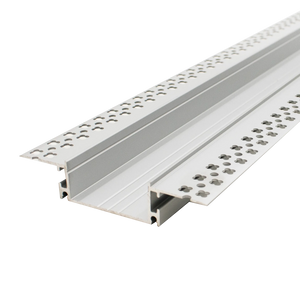 4Ft Mud-In Recessed LED Channel – 37x15mm Wide Trimless Aluminum Profile for Drywall Installations
