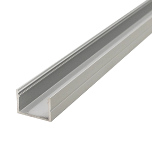 4Ft Surface Mount Aluminum Channel – 12x12mm LED Profile for Strip Lighting Installations