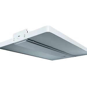 Topaz 160W LED Linear High Bay Light 5000K, 24,000 lumens, 480W HID replacement, die-cast aluminum body with diffused lens and sensor-ready socket for industrial lighting. - Available at Electrical Marketplace