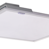 Topaz 2x2 Power & CCT Selectable LED Flat Panel Light with adjustable wattage 25W–35W and color temperatures 3500K–5000K, low-profile steel frame for commercial applications.