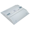 Topaz 2x2 LED Troffer Power & CCT Selectable 20W/30W/40W, 3000K/3500K/4000K, white steel housing with volumetric center basket and polycarbonate lens.