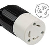 Industrial Straight Blade Locking Connector | 30 Amp, 250V | NEMA L6-30C