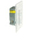 15 Amp tamper and weather resistant GFCI outlet with self-test feature, UL943 certified, white receptacle