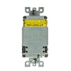 15 Amp tamper and weather resistant GFCI outlet with self-test feature, UL943 certified, white receptacle