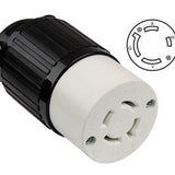 ENERLITES 66422 industrial grade 20 amp L14-20C locking cord connector with twist-lock design