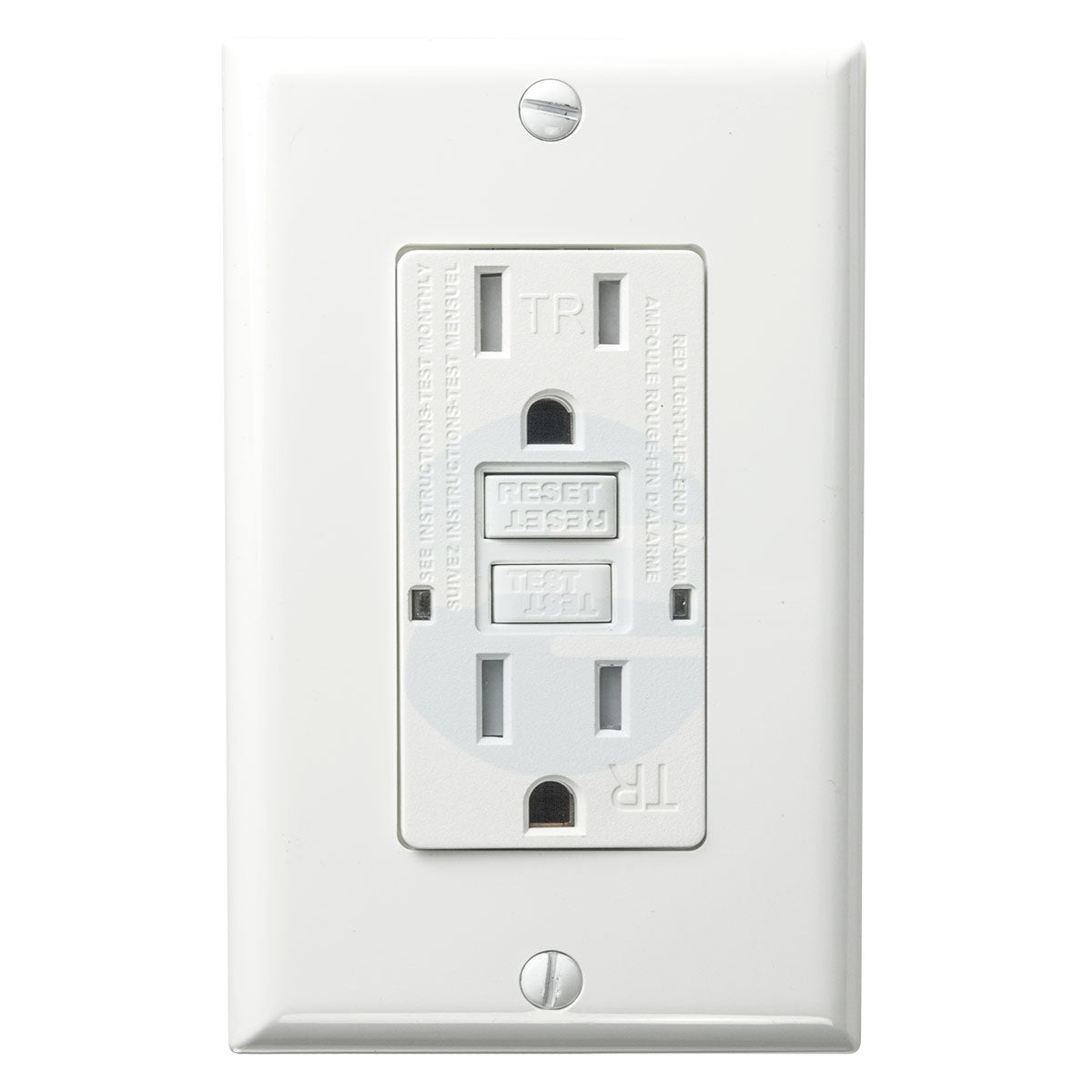 15 Amp GFCI Tamper-Resistant Self-Test Receptacle – UL943 Certified Outlet