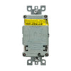 15 Amp tamper-resistant GFCI self-test electrical outlet, UL943 certified receptacle in white