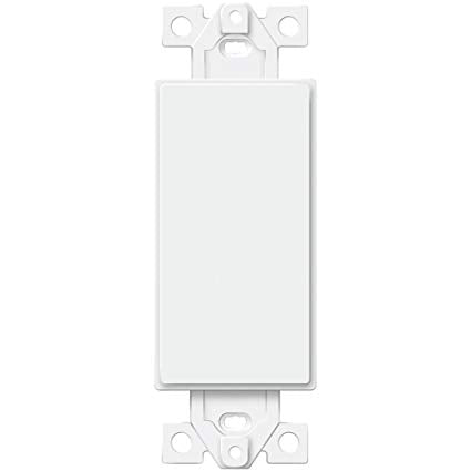 1-Gang Decorator Adapter Blank | White