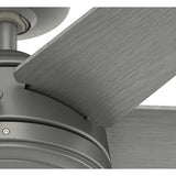 52 Inch Jetty Outdoor Ceiling Fan | 6 Matte Blades | 3 Speeds | Hunter 51731, 51202/03