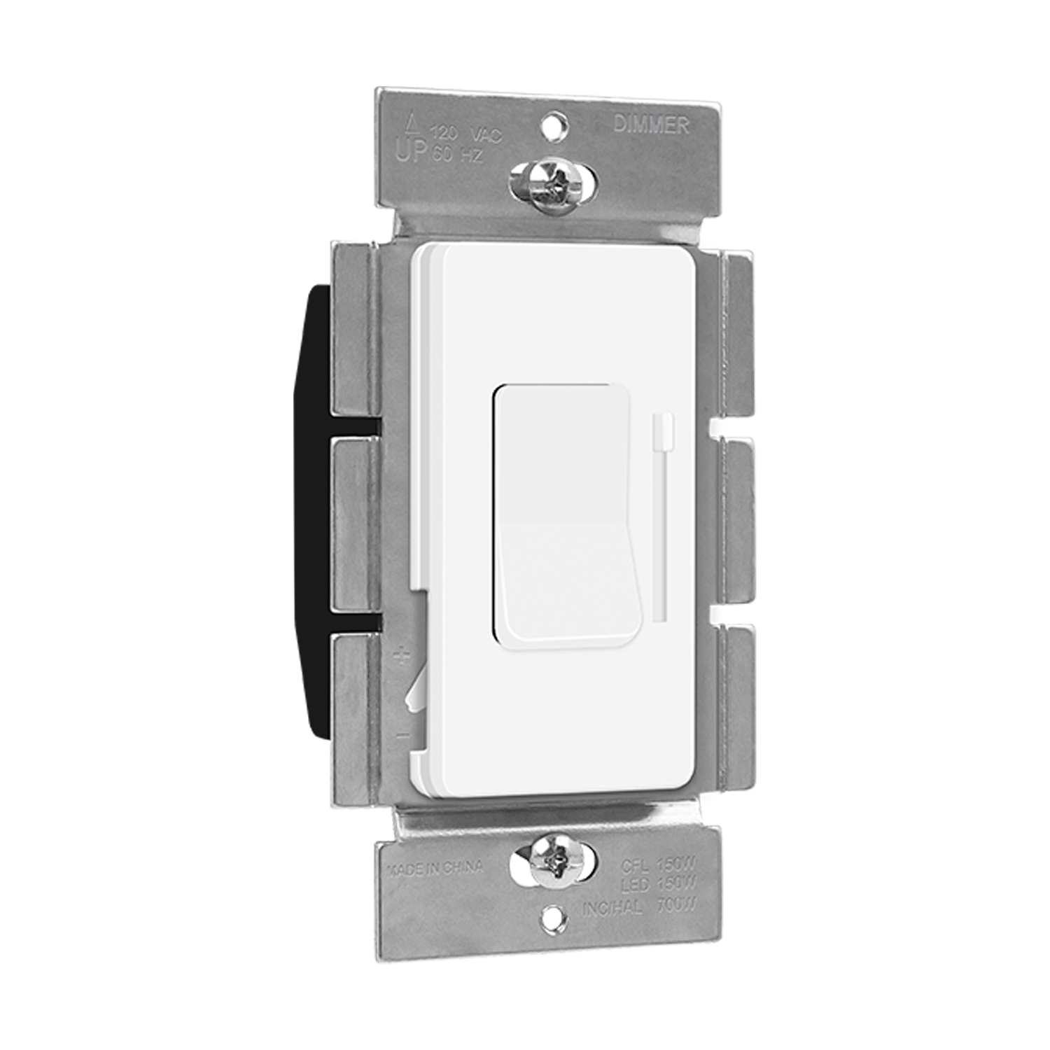 LED Dimmer Switch – Mini Paddle | Single Pole/3-Way | 150W LED/700W Incandescent