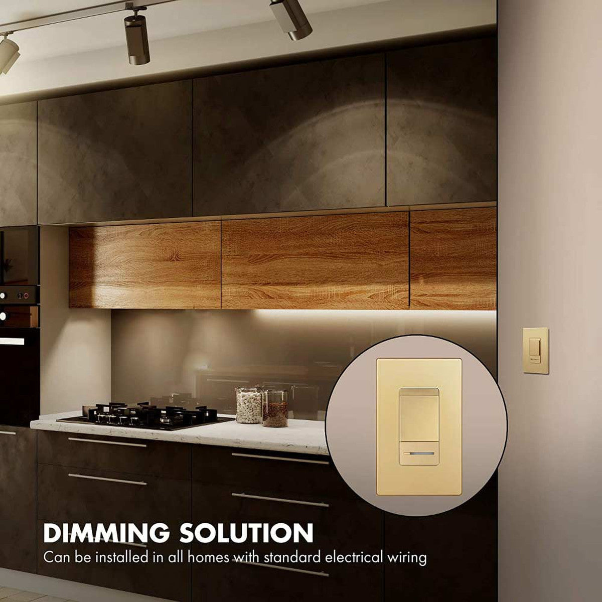150W Single-Pole 3-Way Decorator Dimmer Switch | 120V | Elite Series | Enerlites 55300
