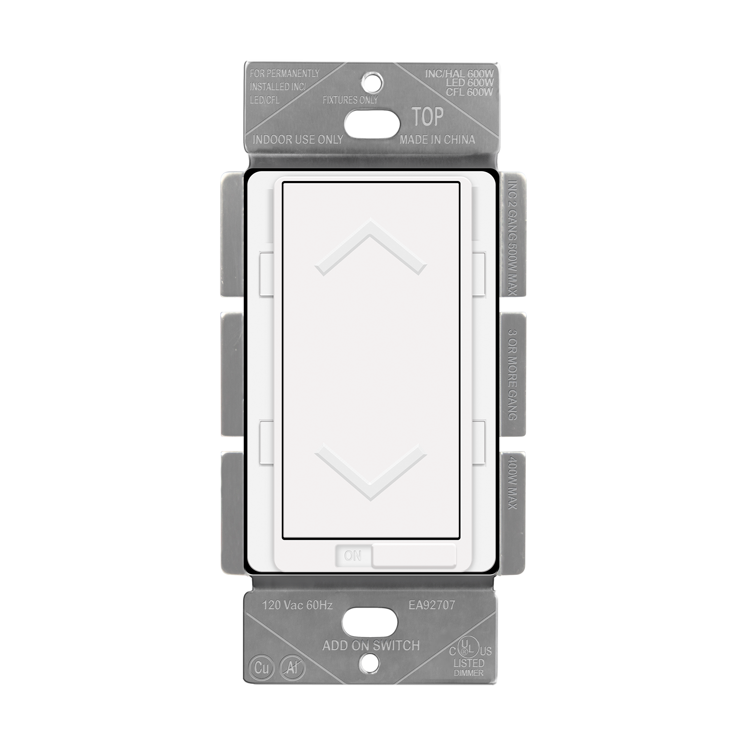 Dimmable LED/CFL Incandescent/Halogen Remote Dimmer Switch