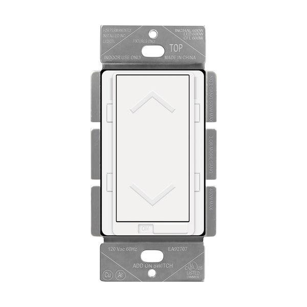 Dimmable LED/CFL Incandescent/Halogen Remote Dimmer Switch