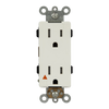 15A Decorator Receptacle | Isolated | 125V | Tamper Resistant | Industrial Grade