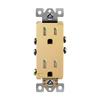 15 Amp Decorator Receptacle | Tamper Resistant | 125V | Residential Grade |  Elite Series