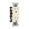 15 Amp Decorator Receptacle | Tamper Resistant | 125V | Residential Grade