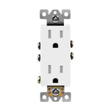 Enerlites 61501-TR 15A decorator self-grounding tamper-resistant duplex receptacle