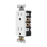 Enerlites 61501-TR 15A decorator self-grounding tamper-resistant duplex receptacle