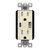 Dual USB Type-C/Type-A Charger 5.8A with 15A Tamper-Resistant Duplex Receptacles