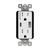 Dual USB Type-C/Type-A Charger 5.8A with 15A Tamper-Resistant Duplex Receptacles