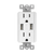 Dual USB Charger 4A with 15A Tamper-Resistant Duplex Receptacles