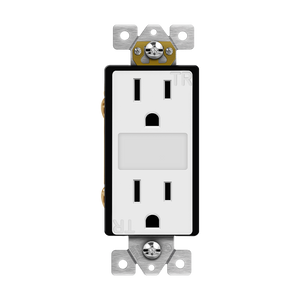 15 Amp Decorator Receptacle | Guidelight