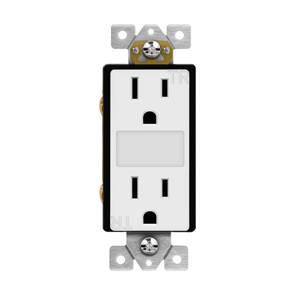 15 Amp Decorator Receptacle | Guidelight