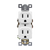 15 Amp Duplex Receptacle | 125V | 5-15R | Commercial Grade